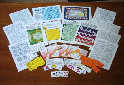 Just a few of the fun math games you can print and play.