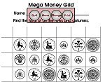 Money Games Printables - Mega Money Grids